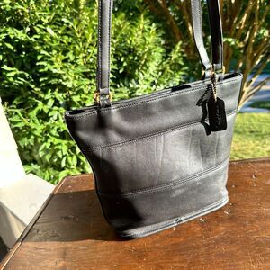 Vintage Coach Tribeca Shopper Style No. 9098 in Black